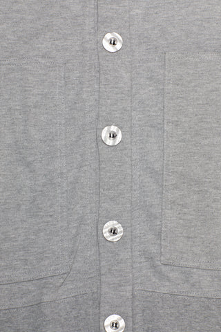 Phat Farm Button Down Hoody H.Grey für Herren