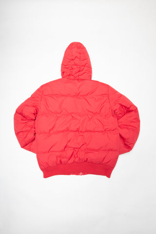 Urban Classics Hooded Bubble Blouson Winter Jacket fü Herren ( Rot )