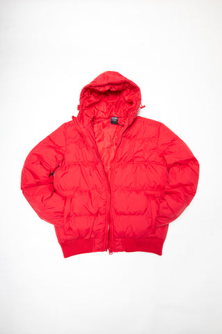 Urban Classics Hooded Bubble Blouson Winter Jacket fü Herren ( Rot )