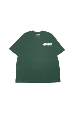 Jaza Oversized Unisex T-Shirt Born to be Rich Edition in Grün/Weiß