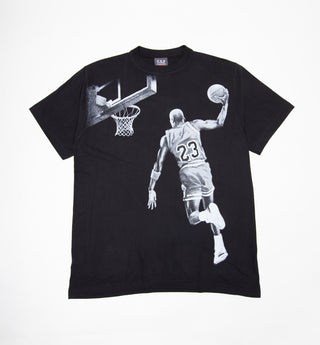Oversized T-Shirt mit Michael Jordan Print für Herren ( Balck )