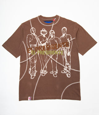 Oversized T-Shirt für Herren ( Braun )