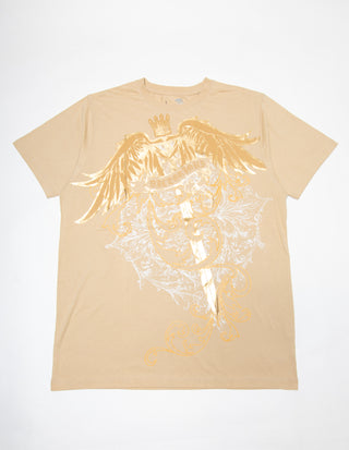 Imperious Graphic Oversized T-Shirt Gold Edition für Herren