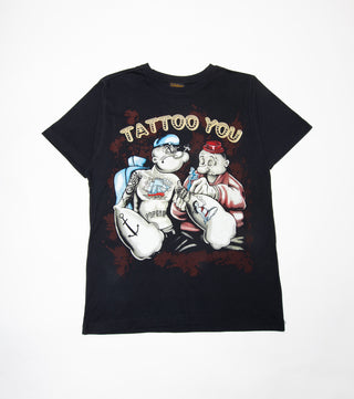 Tattoo You Oversized Comic T-Shirt in Schwarz für Herren