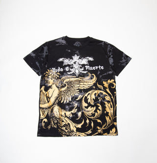 Attitude Gold Oversized T-Shirt für Herren ( Black )