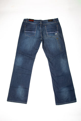 Phat Farm Dark Sand Blue Straight Fit Herren Jeans