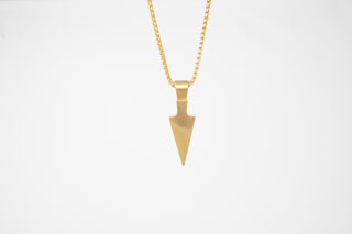 Klassisch Edelstahl Viking Halskette für Herren ( Gold )