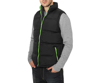 Urban Classics Contrast Bubble Vest BLK/LGR
