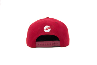 Jaza Snapback Cap in Bordeauxrot