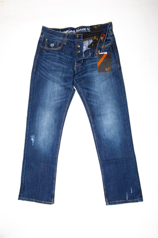 Phat Farm Dark Wash Straight Fit Herren Jeans