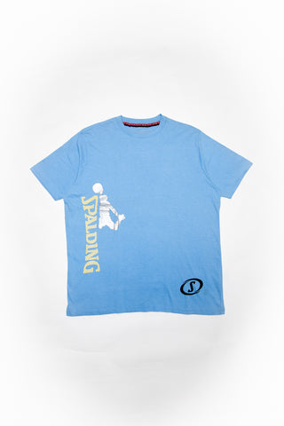 Spalding Tee Player Shirt H.Blue für Herren