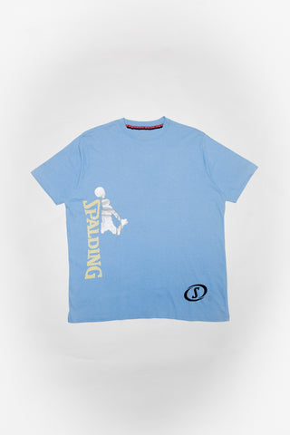 Spalding Tee Player Shirt H.Blue für Herren