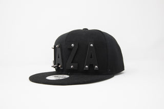 Jaza Snapback Cap in Schwarz Hip Hop Style
