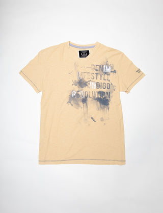 Xios NY Oversized T-Shirt für Herren ( Beige )