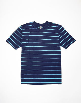 Oversized V Neck T-Shirt (Dunkel Blau )