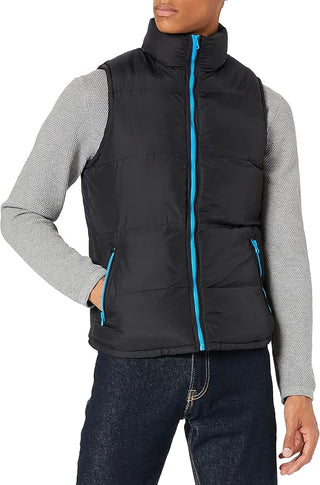 Urban Classics Contrast Bubble Vest BLK/TUR